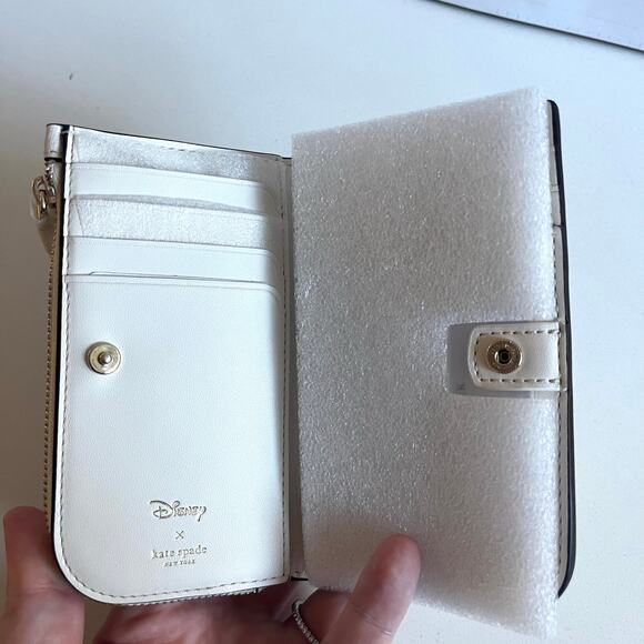 Kate Spade x Disney Collaboration, NWT Minnie Mouse Leather Wallet - Picture 7 of 17